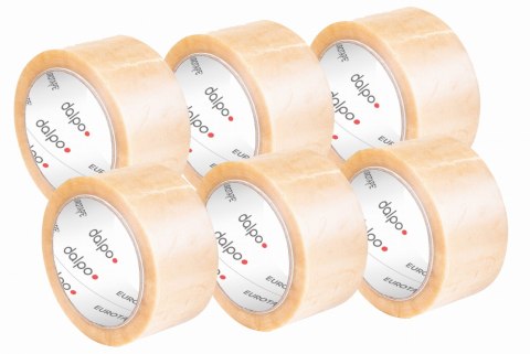 Taśma Pakowa DALPO Transparent Akryl 48/60y - 6 szt. Taśma Pakowa DALPO Transparent Akryl 48/60y - 6 szt.