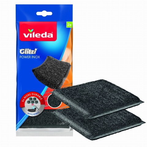 Zmywak Vileda Glitzi Power INOX 2 szt. Zmywak Vileda Glitzi Power INOX 2 szt.