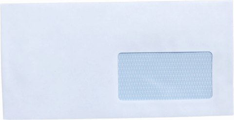 Koperta DL biała SK samoklejąca 110x220 mm - okienko 90x45 mm - 100 szt. Koperta DL biała SK samoklejąca 110x220 mm - okienko 90x45 mm - 100 szt.