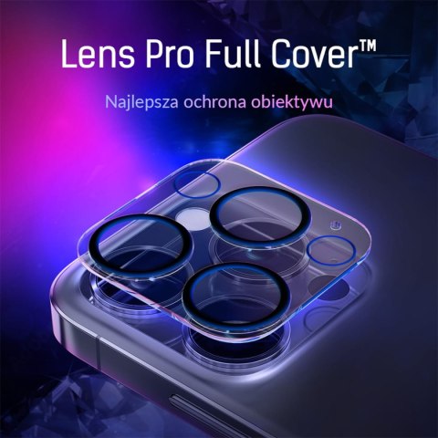 Szkło Hartowane 3mk Lens Pro Full Cover Apple iPhone 15 Pro/15 Pro Max Szkło Hartowane 3mk Lens Pro Full Cover Apple iPhone 15 Pro/15 Pro Max