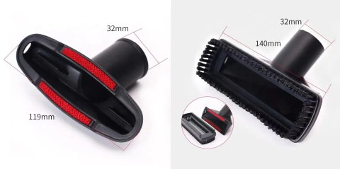 Zestaw Ssawek I Szczotek Do Odkurzaczy 32mm/35mm 6 Elementów Zestaw Ssawek I Szczotek Do Odkurzaczy 32mm/35mm 6 Elementów