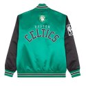 Kurtka Mitchell & Ness NBA Boston Celtics Primetime Heavyweight Satin Jacket Vintage Logo Celtics M JK8453-BCEKYGN