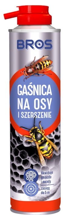 BROS Gaśnica Na Osy I Szerszenie 300 ml BROS Gaśnica Na Osy I Szerszenie 300 ml