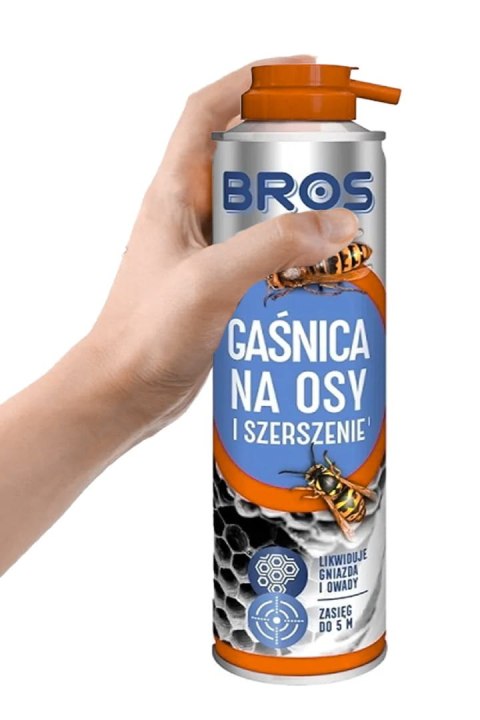 BROS Gaśnica Na Osy I Szerszenie 600 ml BROS Gaśnica Na Osy I Szerszenie 600 ml