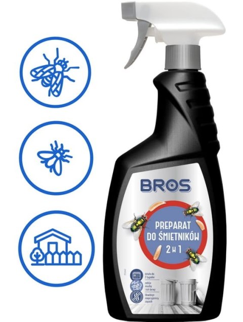 BROS - preparat do śmietników 2w1 500ml BROS - preparat do śmietników 2w1 500ml