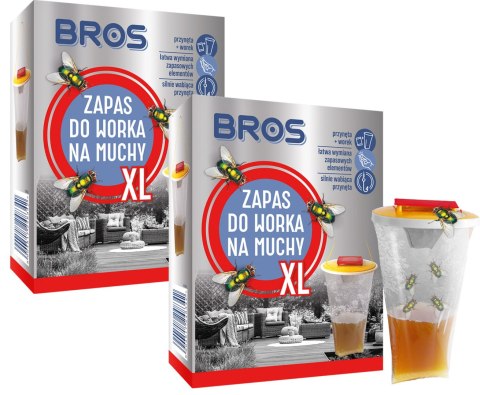 BROS - zapas do worka na muchy XL - 2 szt. BROS - zapas do worka na muchy XL - 2 szt.