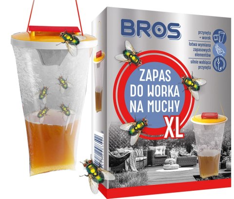 BROS - zapas do worka na muchy XL - 2 szt. BROS - zapas do worka na muchy XL - 2 szt.