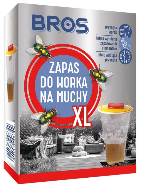 BROS - zapas do worka na muchy XL - 2 szt. BROS - zapas do worka na muchy XL - 2 szt.