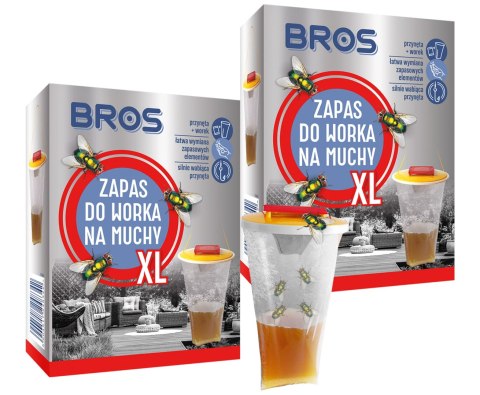 BROS - zapas do worka na muchy XL - 2 szt. BROS - zapas do worka na muchy XL - 2 szt.