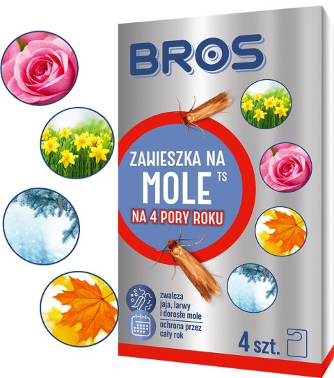 BROS - zawieszka na mole 4 pory roku 4szt BROS - zawieszka na mole 4 pory roku 4szt