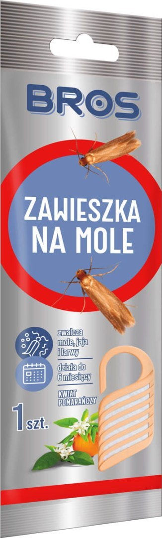BROS - zawieszka na mole kwiat pomarańczy - 10 szt. BROS - zawieszka na mole kwiat pomarańczy - 10 szt.