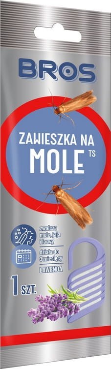 BROS - zawieszka na mole lawendowa - 10 szt. BROS - zawieszka na mole lawendowa - 10 szt.