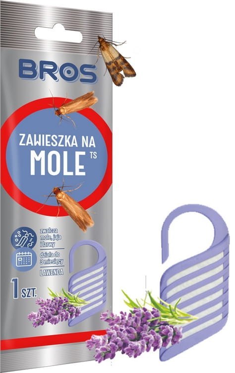 BROS - zawieszka na mole lawendowa - 10 szt. BROS - zawieszka na mole lawendowa - 10 szt.
