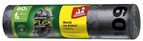Jan Niezbędny Worki LD Magnum Flex Taśma 60L 10szt. - 5 op. Jan Niezbędny Worki LD Magnum Flex Taśma 60L 10szt. - 5 op.