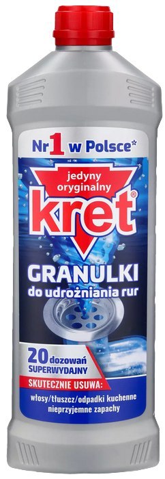 Kret Granulki Do Udrożniania Rur 800g Kret Granulki Do Udrożniania Rur 800g