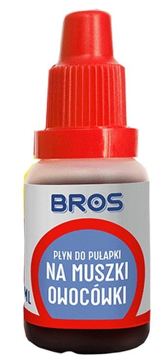 Zestaw BROS - pułapka z płynem na muszki owocówki + płyn do pułapki na muszki owocówki 15ml Zestaw BROS - pułapka z płynem na muszki owocówki + płyn do pułapki na muszki owocówki 15ml