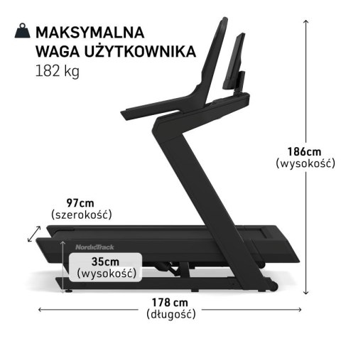 Bieżnia elektryczna Nordictrack X16 NTL29225 Bieżnia elektryczna Nordictrack X16 NTL29225