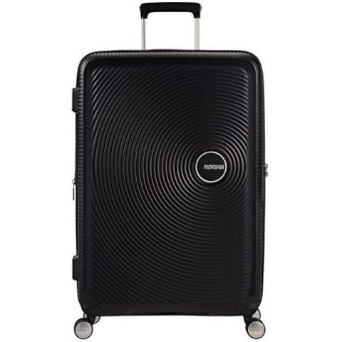 Walizka średnia American Tourister Soundbox EXP - bass black Walizka średnia American Tourister Soundbox EXP - bass black