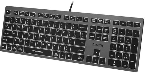 Klawiatura przewodowa A4tech FStyler FX60H White Backlit Klawiatura przewodowa A4tech FStyler FX60H White Backlit