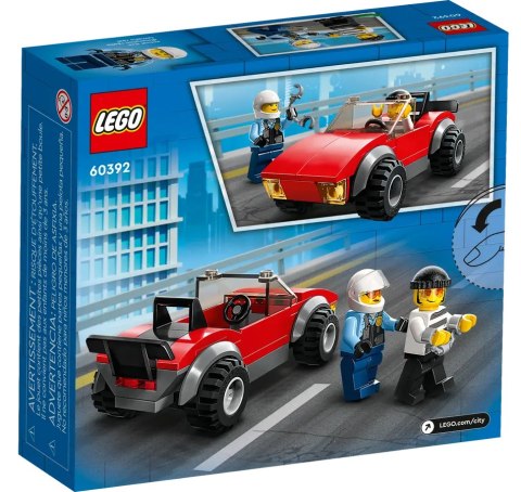 60392 - LEGO City - Motocykl policyjny - pościg za samochodem 60392 - LEGO City - Motocykl policyjny - pościg za samochodem