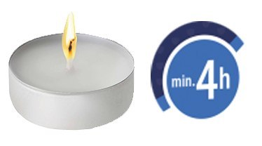 AURA Podgrzewacze Tealights Classic Premium 4h 100 szt. pf11-100s AURA Podgrzewacze Tealights Classic Premium 4h 100 szt. pf11-100s
