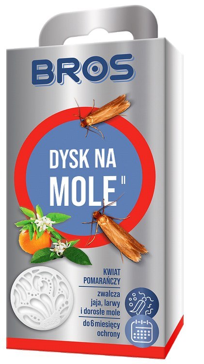 BROS - dysk na mole kwiat pomarańczy - 5 szt. BROS - dysk na mole kwiat pomarańczy - 5 szt.