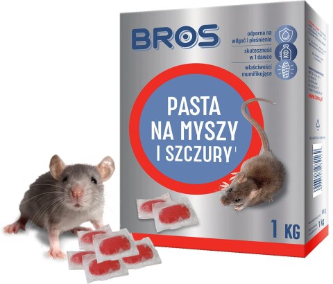BROS - pasta na myszy i szczury 1kg BROS - pasta na myszy i szczury 1kg