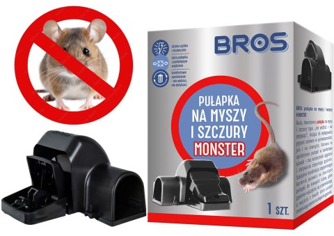 BROS - pułapka na myszy i szczury MONSTER BROS - pułapka na myszy i szczury MONSTER