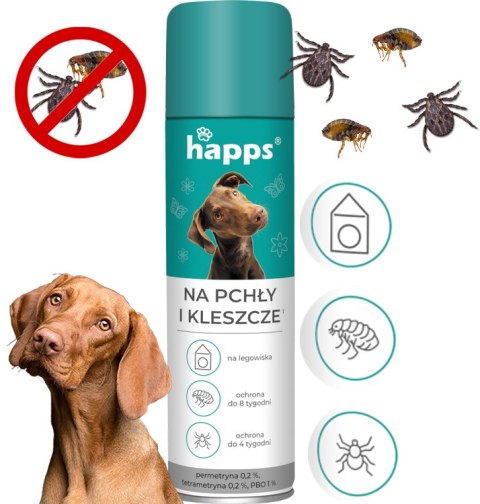 HAPPS - na pchły i kleszcze 250ml HAPPS - na pchły i kleszcze 250ml