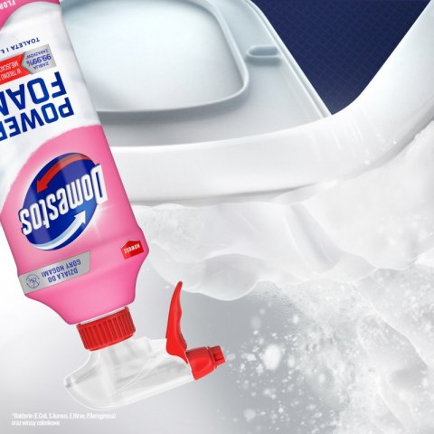 Zestaw 3 x Domestos Power Foam Piana Do Mycia Toalety i Łazienki 435ml Zestaw 3 x Domestos Power Foam Piana Do Mycia Toalety i Łazienki 435ml