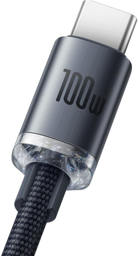 KABEL USB-A / USB-C Baseus Crystal CAJY000401 120cm 100W 6A QC 3.0 W OPLOCIE PREMIUM KABEL USB-A / USB-C Baseus Crystal CAJY000401 120cm 100W 6A QC 3.0 W OPLOCIE PREMIUM
