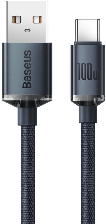 KABEL USB-A / USB-C Baseus Crystal CAJY000401 120cm 100W 6A QC 3.0 W OPLOCIE PREMIUM KABEL USB-A / USB-C Baseus Crystal CAJY000401 120cm 100W 6A QC 3.0 W OPLOCIE PREMIUM