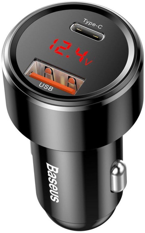 ŁADOWARKA SAMOCHODOWA Baseus Magic CCMLC20C-01 45W 6A 1x USB-A 1x USB-C QC 3.0 ŁADOWARKA SAMOCHODOWA Baseus Magic CCMLC20C-01 45W 6A 1x USB-A 1x USB-C QC 3.0