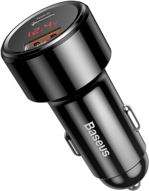 ŁADOWARKA SAMOCHODOWA Baseus Magic CCMLC20C-01 45W 6A 1x USB-A 1x USB-C QC 3.0 ŁADOWARKA SAMOCHODOWA Baseus Magic CCMLC20C-01 45W 6A 1x USB-A 1x USB-C QC 3.0