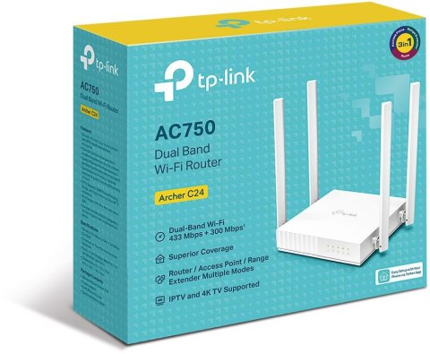 ROUTER TP-LINK Archer C24 AC750 ROUTER TP-LINK Archer C24 AC750