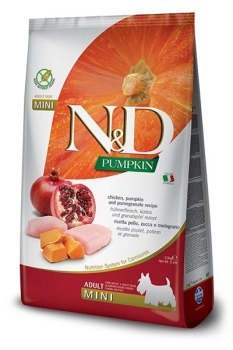 Farmina N&D Pumpkin sucha karma dla psów dorosłych małych ras z kurczakiem 7kg
