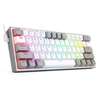 Redragon K616 Fizz PRO White/Grey Red Switch Redragon K616 Fizz PRO White/Grey Red Switch