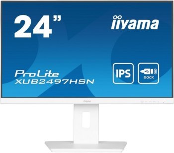 Iiyama ProLite XUB2497HSN-W2 - 23.8'' | IPS | FHD | 100Hz | USB-C Iiyama ProLite XUB2497HSN-W2 - 23.8'' | IPS | FHD | 100Hz | USB-C