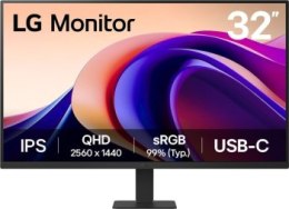 LG 32U631A-B - 32'' | IPS | QHD | 5ms | 100Hz | USB-C | HDR10