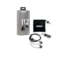 Słuchawki - Shure SE112-GR-EFS - Słuchawki douszne szare