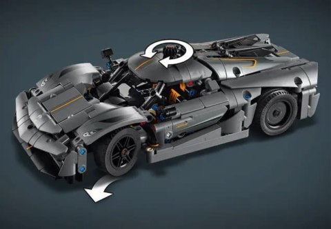 42173 - LEGO Technic - Szary hipersamochód Koenigsegg Jesko Absolut 42173 - LEGO Technic - Szary hipersamochód Koenigsegg Jesko Absolut