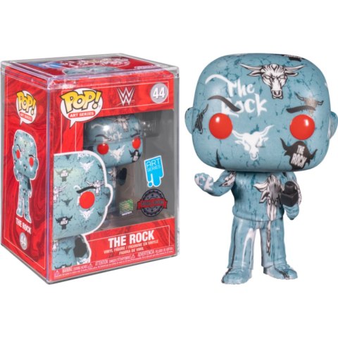 Funko POP! Art Series WWE The Rock 44 SE case Funko POP! Art Series WWE The Rock 44 SE case