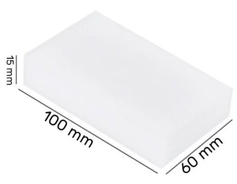 Magiczna Gąbka 100x60x15mm - 100 szt. Magiczna Gąbka 100x60x15mm - 100 szt.