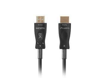 LANBERG KABEL HDMI M/M V2.1 40M 8K OPTYCZNY AOC CA-HDMI-30FB-0400-BK LANBERG KABEL HDMI M/M V2.1 40M 8K OPTYCZNY AOC CA-HDMI-30FB-0400-BK