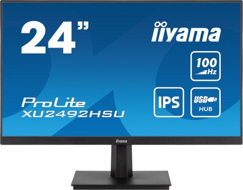 Monitor LED IIYAMA XU2492HSU-B6 24 cale Ultra Slim IPS USB Monitor LED IIYAMA XU2492HSU-B6 24 cale Ultra Slim IPS USB