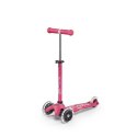 Micro Hulajnoga Mini 3w1 Deluxe Plus LED pink