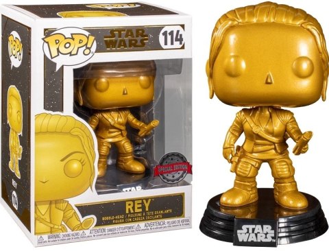 Funko POP! Star Wars Rey chrome mat gold 114 SE Funko POP! Star Wars Rey chrome mat gold 114 SE