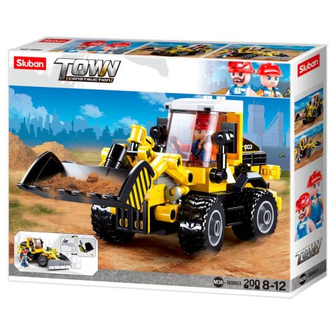 Klocki SLUBAN TOWN Spychacz 200el M38-B0803 Klocki SLUBAN TOWN Spychacz 200el M38-B0803