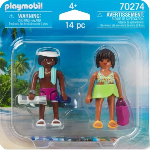 PLAYMOBIL 70274 Urlopowicze na plaży 2pak PLAYMOBIL 70274 Urlopowicze na plaży 2pak
