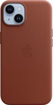 Apple iPhone 14 Leather Case with MagSafe umber Apple iPhone 14 Leather Case with MagSafe umber